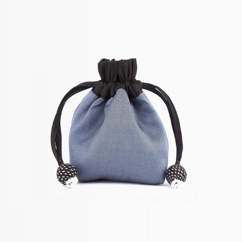 Woreczek na znaczniki Lantern Moon Arctic Blue / denim / 12,5 x 11 cm / 1 szt