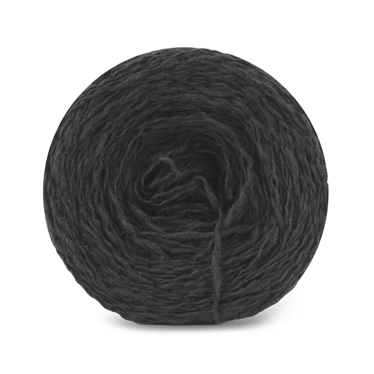 Włóczka KOKONKI Wave 03 / czerń / 100 g