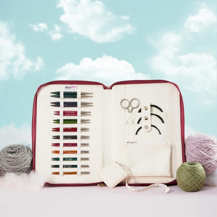 Zestaw KRÓTKICH drutów wymiennych KnitPro Dreamz Regal Set 10 cm / 200640