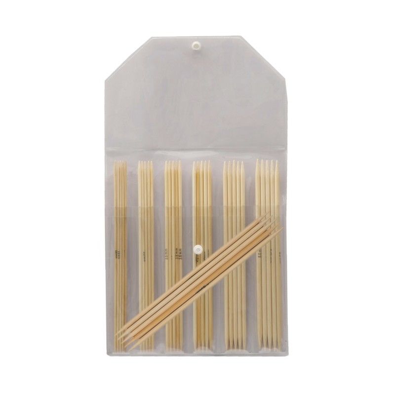 Zestaw drutów do skarpet KnitPro Bamboo Double Pointed / 22544