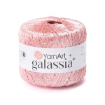 Włóczka / nić z cekinami YarnArt Galassia 5829 / róża i srebro