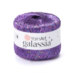 Włóczka / nić z cekinami YarnArt Galassia 5803 / fiolet disco