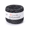 Włóczka / nić z cekinami YarnArt Galassia 5805 / czerń i srebro