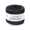 Włóczka / nić z cekinami YarnArt Galassia 5806 / czerń disco