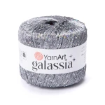 Włóczka / nić z cekinami YarnArt Galassia 5807 / stalowy