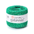 Kordonek YarnArt Galassia 5814 / malachit i srebro