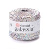 Włóczka / nić z cekinami YarnArt Galassia 5825 / biel disco