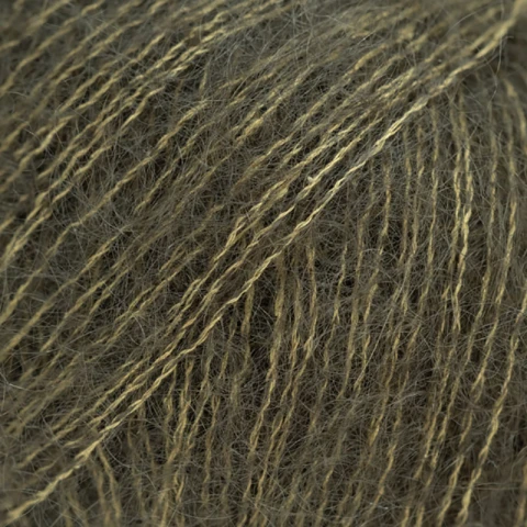 Włóczka Drops Kid-Silk 77 / ciemny leśny / uni color