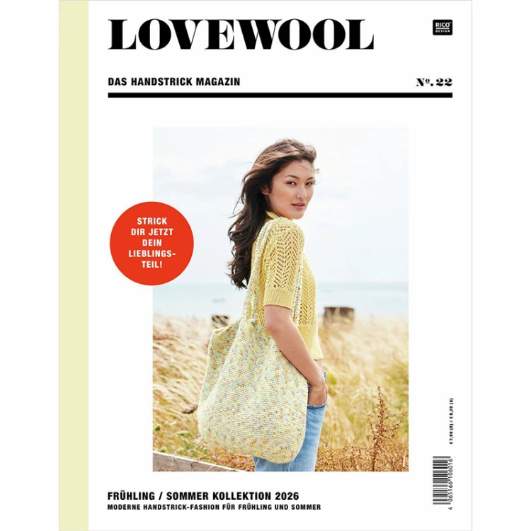 Magazyn Rico Design Lovewool 22 Spring / Summer collection 2026 - w języku angielskim