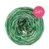 KOKONEK_Melanż Soft R211 - Matcha/butelkowa zieleń/mięta/absynt / 4 nitki / 375 m / 100 g - GOTOWY