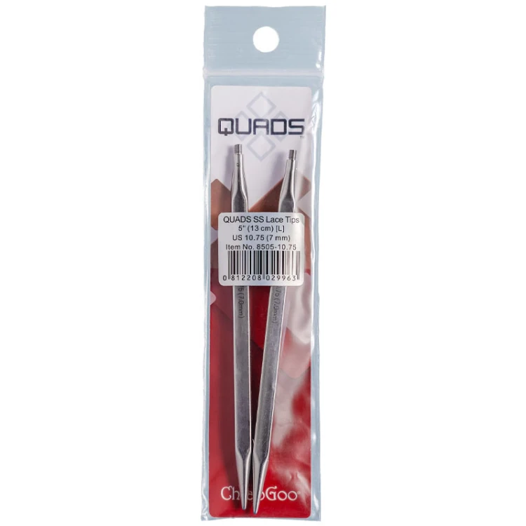 Druty wymienne ChiaoGoo Quads 13 cm - stalowe