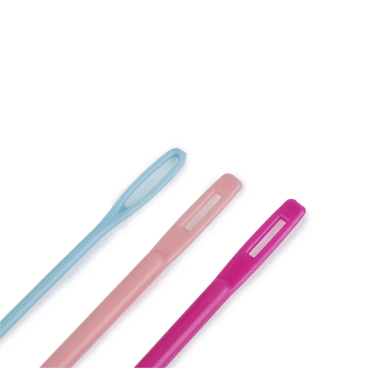 Igły zakrzywione do wełny / plastik / mix / 3 szt / 020997