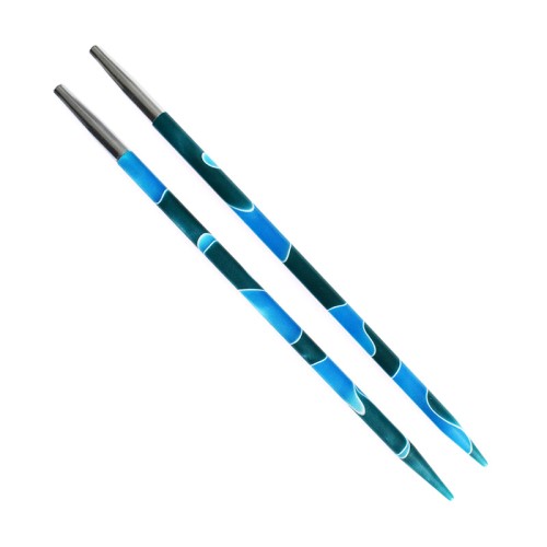 Druty do wymiennych żyłek KnitPro Marblz 11,5 cm - żywica akrylowa