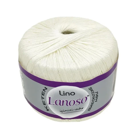 Włóczka Lanoso Lino 901 / ecru