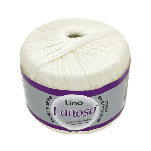 Włóczka Lanoso Lino 901 / ecru
