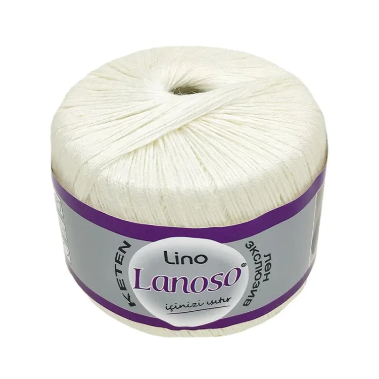 Włóczka Lanoso Lino 901 / ecru