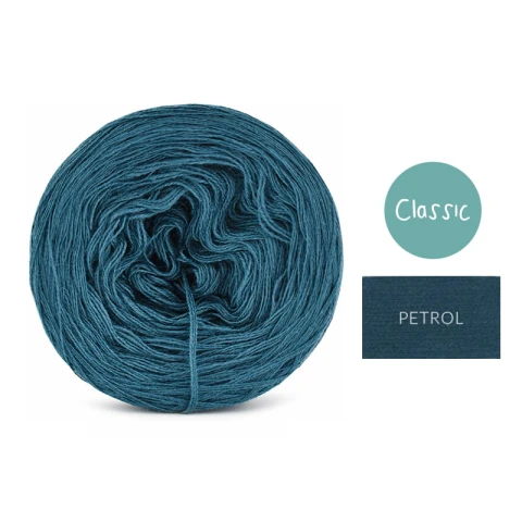 KOKONEK_Mono Classic - Petrol / 3 nitki / 250 m / 50 g - GOTOWY