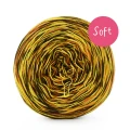 KOKONEK_Melanż Soft R114 - Cynamon/mleczyk/musztarda/czekolada / 4 nitki / 375 m / 100 g - GOTOWY