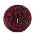 KOKONEK_Melanż Soft R111 - Czerń/piwonia/bordo/khaki / 4 nitki / 375 m / 100 g - GOTOWY