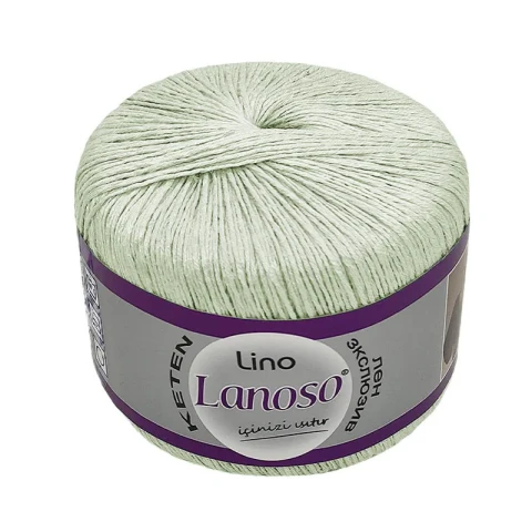 Włóczka Lanoso Lino 919 / jasna szałwia