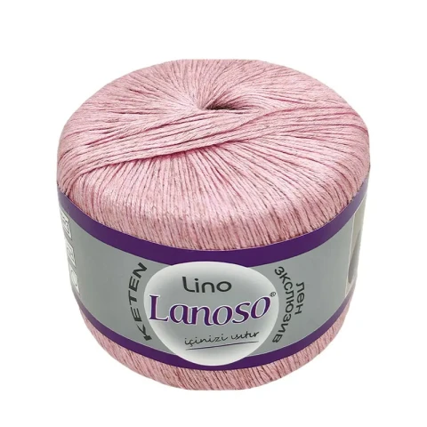 Włóczka Lanoso Lino 932 / pustynna róża