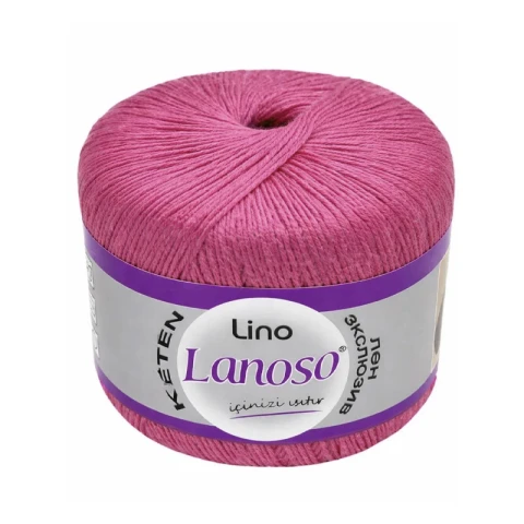 Włóczka Lanoso Lino 946 / słodki róż