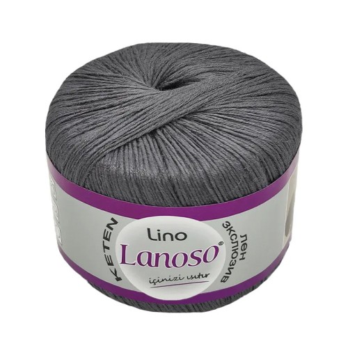Włóczka Lanoso Lino 953 / grafit
