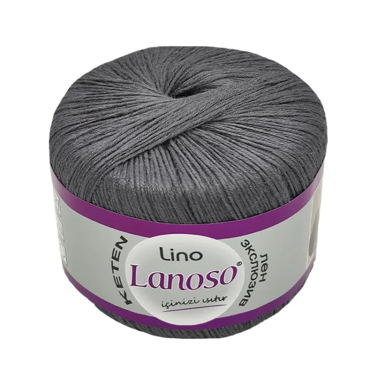 Włóczka Lanoso Lino 953 / grafit
