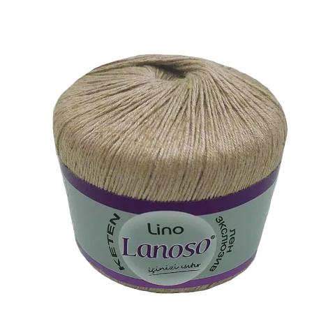 Włóczka Lanoso Lino 969 / piaskowy