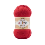 Włóczka Alize Diva 105 / truskawka
