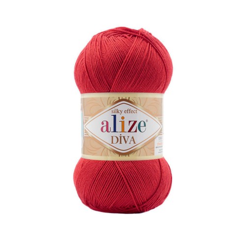 Włóczka Alize Diva 105 / truskawka