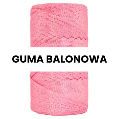Sznurek polipropylenowy płaski PP Ribbon 4mm / guma balonowa