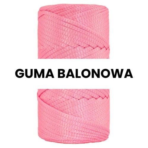Sznurek polipropylenowy płaski PP Ribbon 4mm 074 / guma balonowa