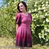 Zestaw na sukienkę Old Fairytale F06 / Kokonki Nature / Czerń/gorzka czekolada/brąz/wino/bordo/zgaszony róż + dawca czerń + dawca zgaszony róż