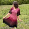 Zestaw na sukienkę Old Fairytale F06 / Kokonki Nature / Czerń/gorzka czekolada/brąz/wino/bordo/zgaszony róż + dawca czerń + dawca zgaszony róż