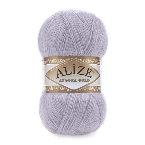 Włóczka Alize Angora Gold 071 / mroźny fiolet