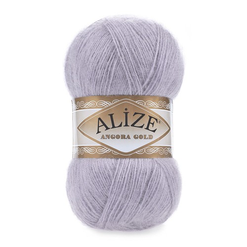 Włóczka Alize Angora Gold 071 / mroźny fiolet