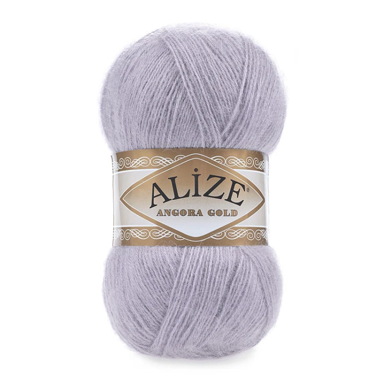 Włóczka Alize Angora Gold 071 / mroźny fiolet
