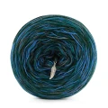 KOKONEK_Melanż Soft R117 - Morski/lazur/grafit/butelkowa zieleń / 4 nitki / 375 m / 100 g - GOTOWY