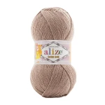 Włóczka Alize Cotton Gold 960 / jasny brąz melanż / 100g