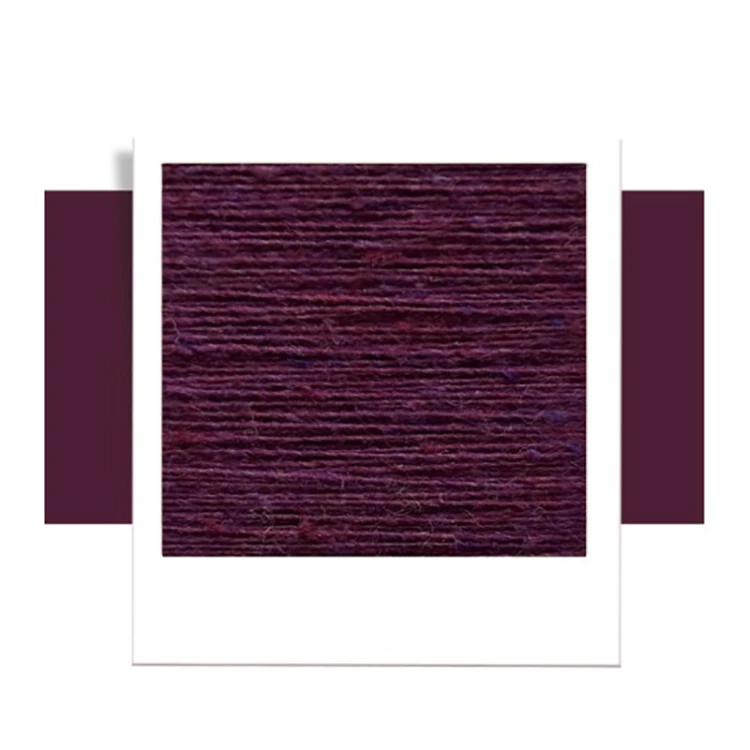 Sznurek pleciony bawełniany Bobbiny Premium / Bakłażan / Aubergine / 5mm / 100m