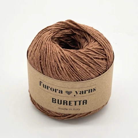 Włóczka Furora Yarns Buretta / brąz