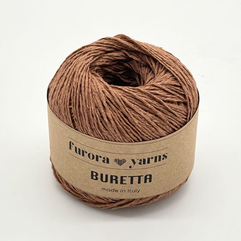 Włóczka Furora Yarns Buretta / brąz