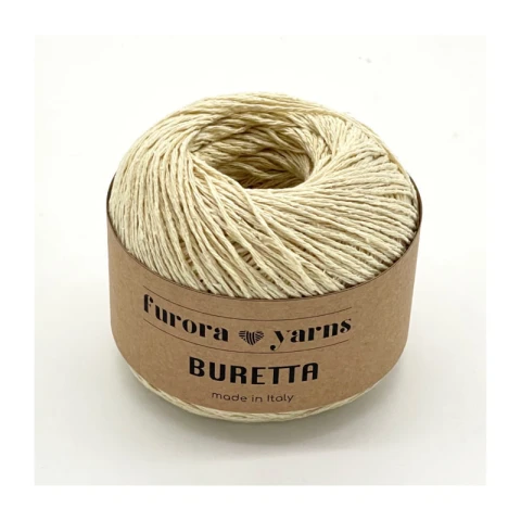 Włóczka Furora Yarns Buretta / jasny beż