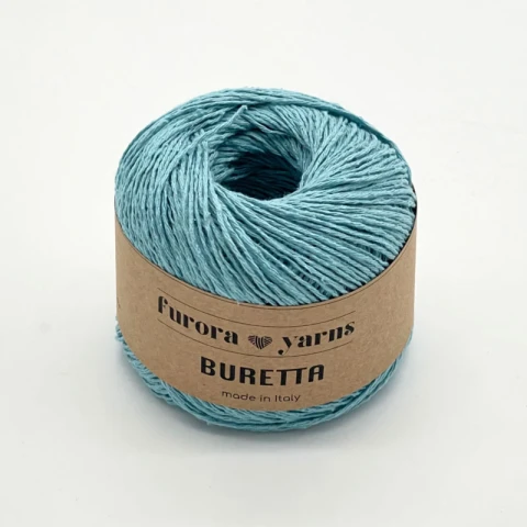 Włóczka Furora Yarns Buretta / lazur