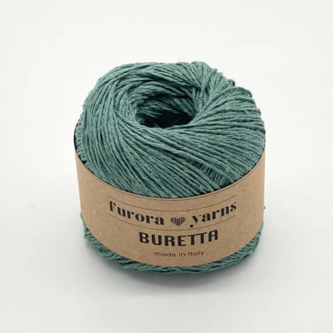 Włóczka Furora Yarns Buretta / leśna zieleń