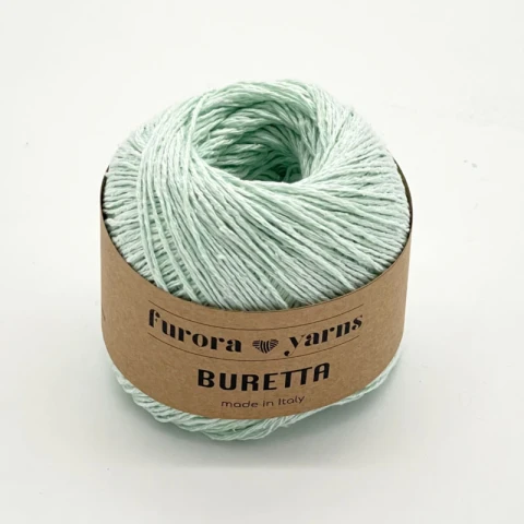 Włóczka Furora Yarns Buretta / mięta