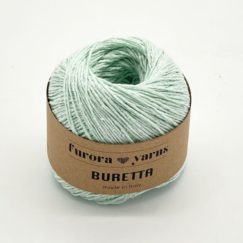Włóczka Furora Yarns Buretta / mięta
