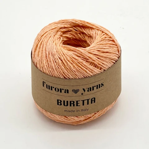 Włóczka Furora Yarns Buretta / morela