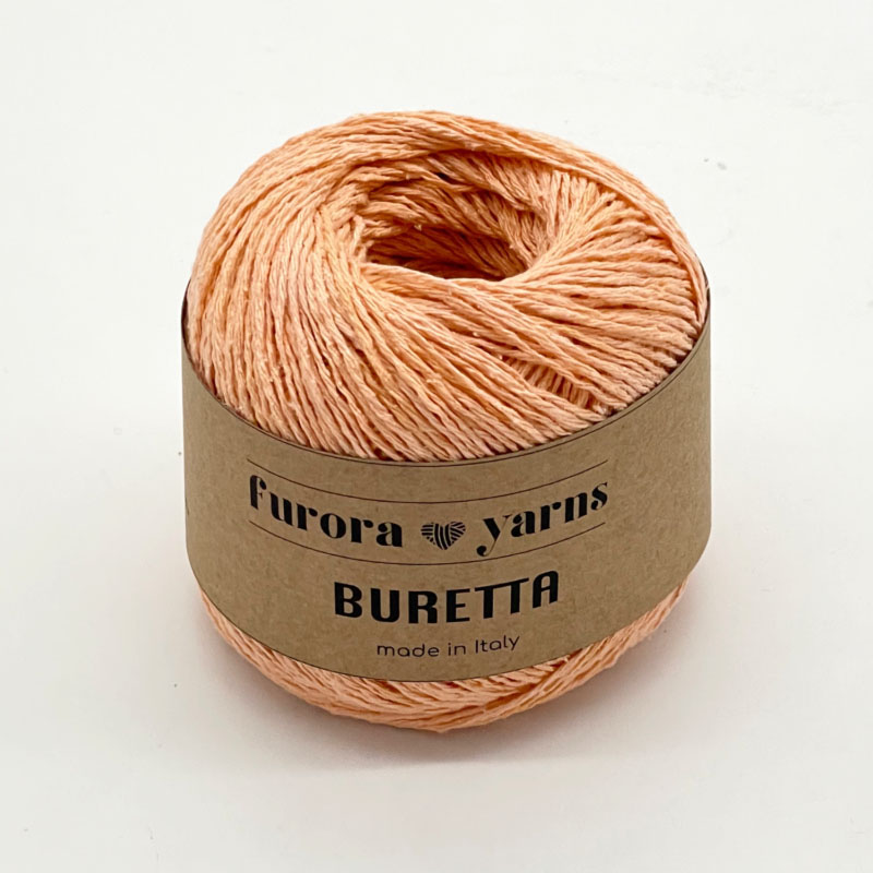 Włóczka Furora Yarns Buretta / morela